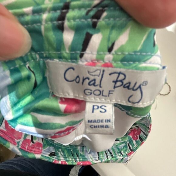 Coral Bay Women's Multicolor Tropical Built-In Shorts Golf Mini Skort Size PS - Picture 9 of 9